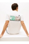 TOMMY HILFIGER TJM REGULAR FIT GYM BLOCK ANCIENT WHITE DM0DM22536-YBH
