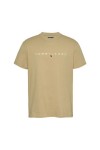 TOMMY HILFIGER T-SHIRT TJM REG LINEAR LOGO RELIC TAN DM0DM20744-ACT