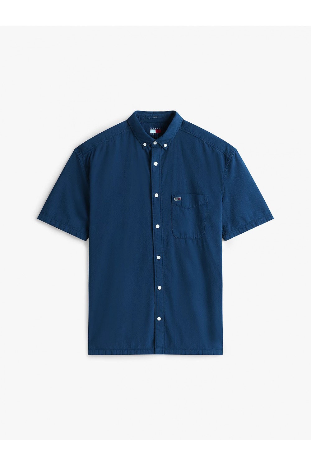 TOMMY HILFIGER SHORT SLEEVE SHIRT REG SEERSUCKER DARK NIGHT NAVY DM0DM20890-C1G