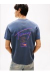 TOMMY HILFIGER T-SHIRT TJM RELAXED FIT BACK LOGO GRAPHIC DARK NIGHT NAVY DM0DM20768-C1G