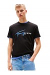 TOMMY HILFIGER T-SHIRT TJM REG SIGNTR BLACK DM0DM20817-BDS