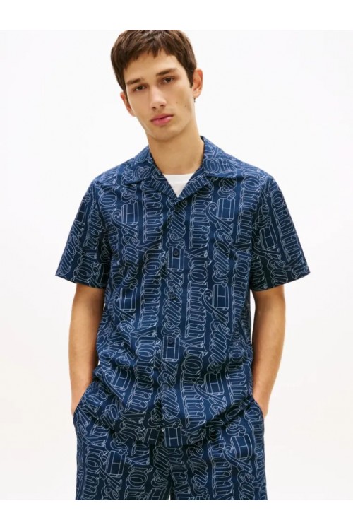 TOMMY HILFIGER SHIRT TJM REG CAMP DM0DM22792-C1G