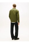 TOMMY HILFIGER TJM ESSENTIAL OVERSHIRT DARK GREENERY DM0DM20236-GY1