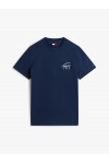 TOMMY HILFIGER T-SHIRT TJM REG SIGN BACKPRINT ECRU DM0DM22320-YBL
