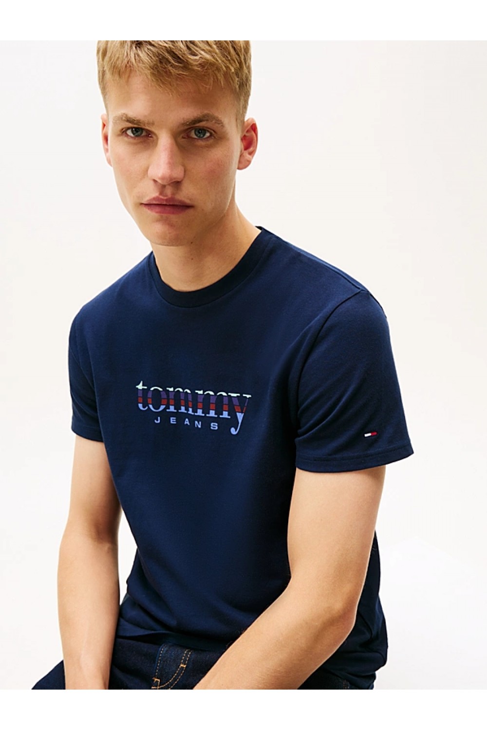 TOMMY HILFIGER T-SHIRT TJM REG SLIM ENTRY DNA DARK NIGHT NAVY DM0DM22333-C1G