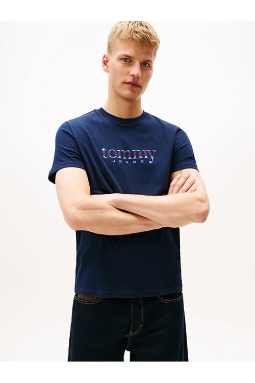TOMMY HILFIGER T-SHIRT TJM REG SLIM ENTRY DNA DARK NIGHT NAVY DM0DM22333-C1G