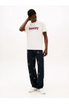 TOMMY HILFIGER T-SHIRT TJM REG APPLIQ GRAPHIC EXT ANCIENT WHITE DM0DM22719-YBH