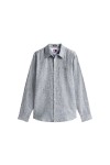 TOMMY HILFIGER TJM LINEN BLEND SHIRT DARK NIGHT NAVY DM0DM22761-C1G