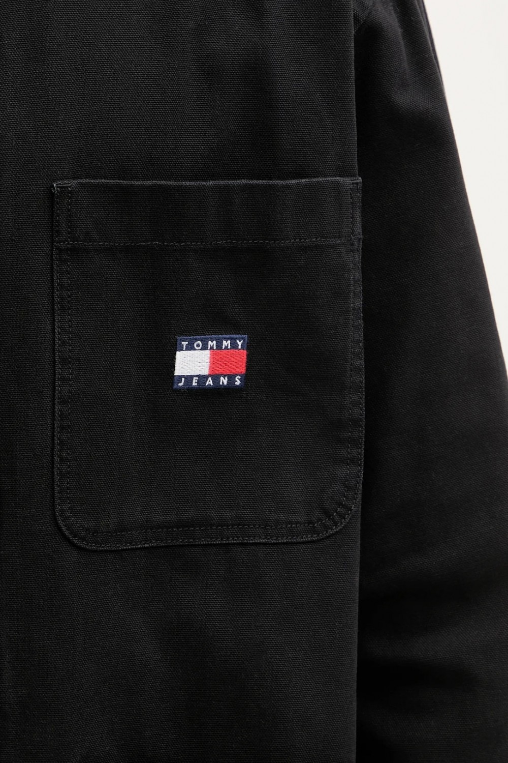 TOMMY HILFIGER TJM ESSENTIAL OVERSHIRT BLACK DM0DM20236-BDS