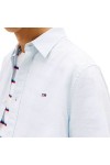 TOMMY HILFIGER TJM LINEN BLEND SHIRT SWEAT BLUE DM0DM22761-C3Q