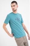 CALVIN KLEIN JEANS T-SHIRT MONOGRAM LOGO TEQUILA BLUE LV04RB862G-2IR