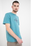 CALVIN KLEIN JEANS T-SHIRT MONOGRAM LOGO TEQUILA BLUE LV04RB862G-2IR