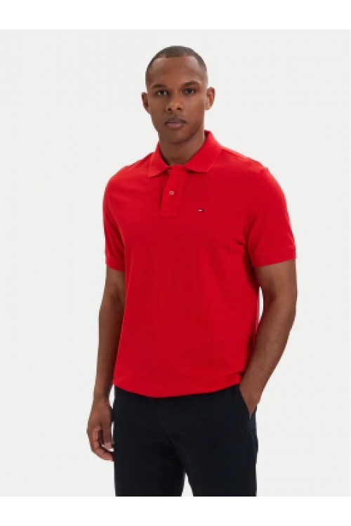 TOMMY HIFIGER POLO SHIRT RED DM0DM22711-XLB