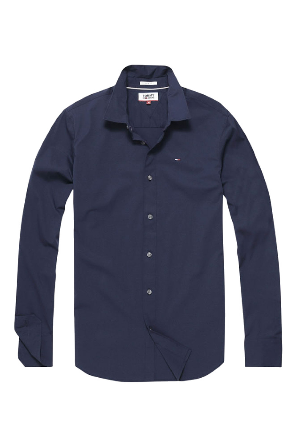 TOMMY HILFIGER TJM ORIGINAL STRETCH POPLIN SHIRT NAVY BLUE DM0DM04405-002