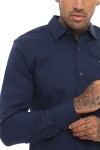 TOMMY HILFIGER TJM ORIGINAL STRETCH POPLIN SHIRT NAVY BLUE DM0DM04405-002