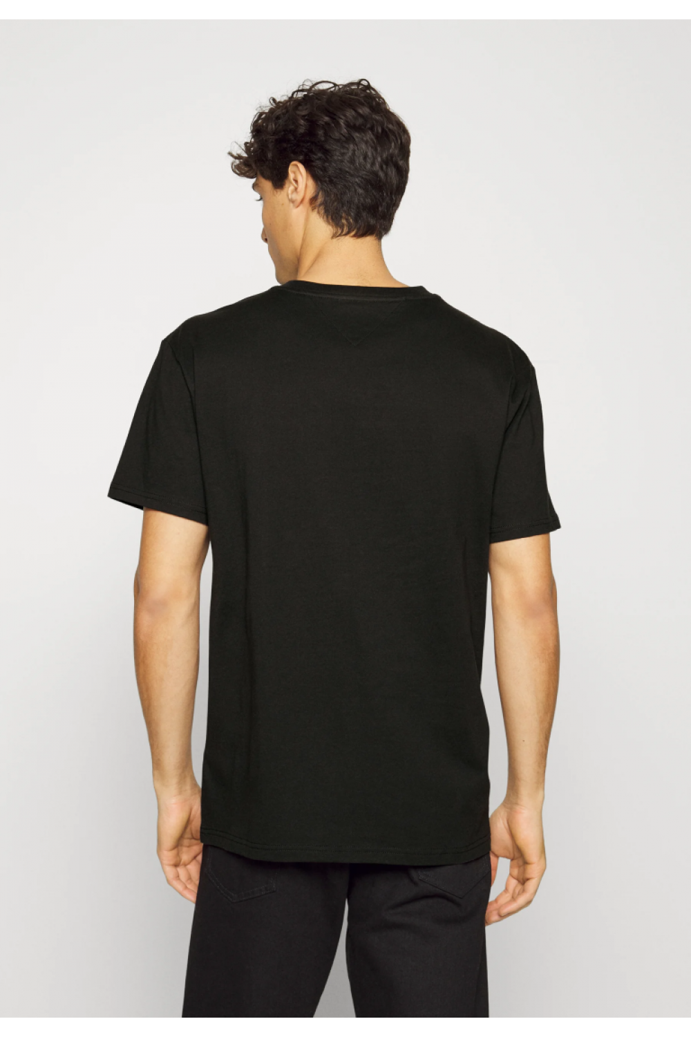 TOMMY HILFIGER TJM CLSC LINEAR CUT & SEW TEE BLACK DM0DM16313-BDS