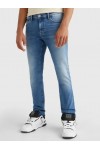 TOMMY HILFIGER SCANTON SLIM BG3337 DENIM MEDIUM DM0DM16056-1A5