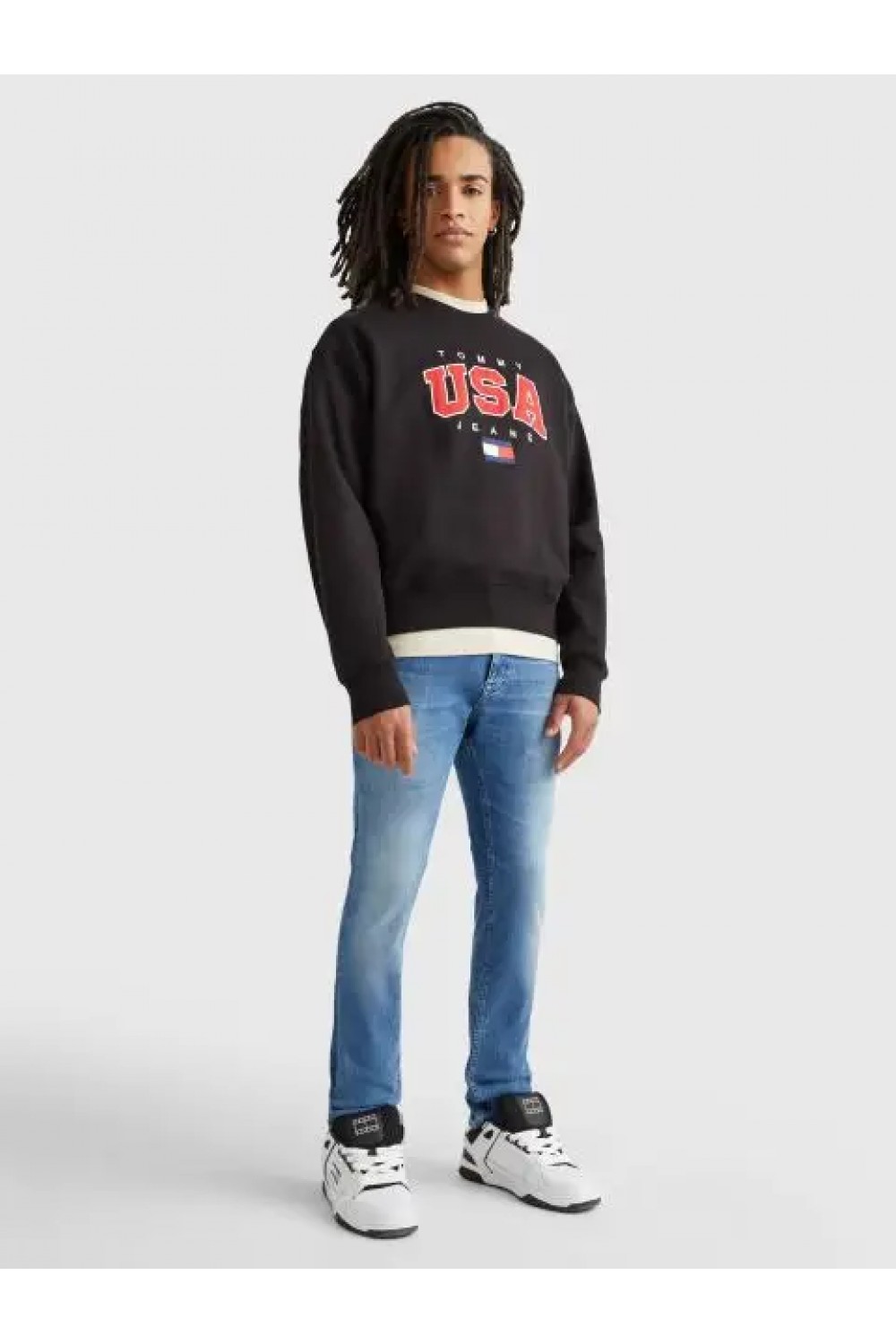 TOMMY HILFIGER SCANTON SLIM BG3337 DENIM MEDIUM DM0DM16056-1A5