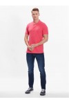 TOMMY HILFIGER TJM SLIM PLACKET POLO LASER PINK DM0DM15940-TJN