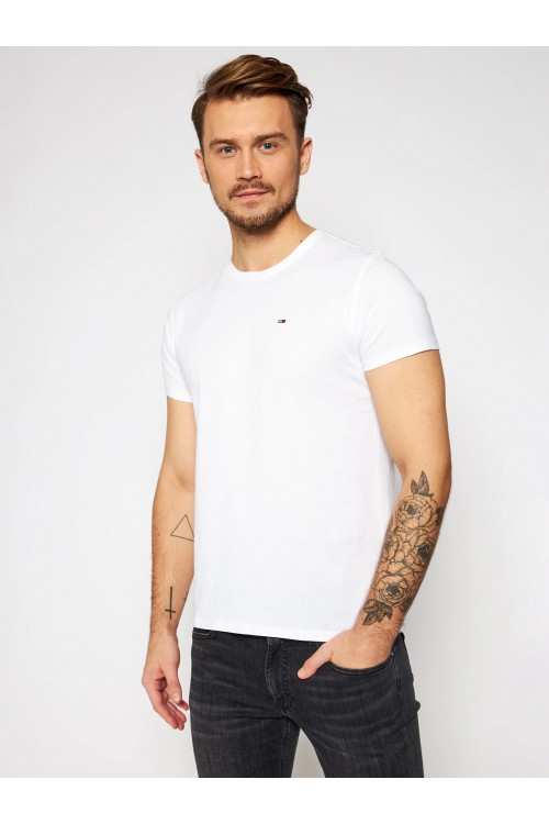 TOMMY HILFIGER TJM ORIGINAL JERSEY TEE CLASSIC WHITE DM0DM04411-100