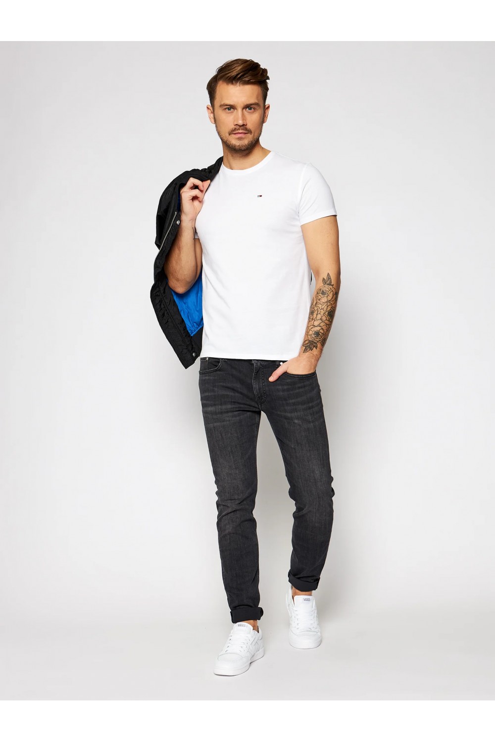 TOMMY HILFIGER TJM ORIGINAL JERSEY TEE CLASSIC WHITE DM0DM04411-100