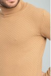 VITTORIO HIGH NECK KNITWEAR BEIGE 700-2223-004