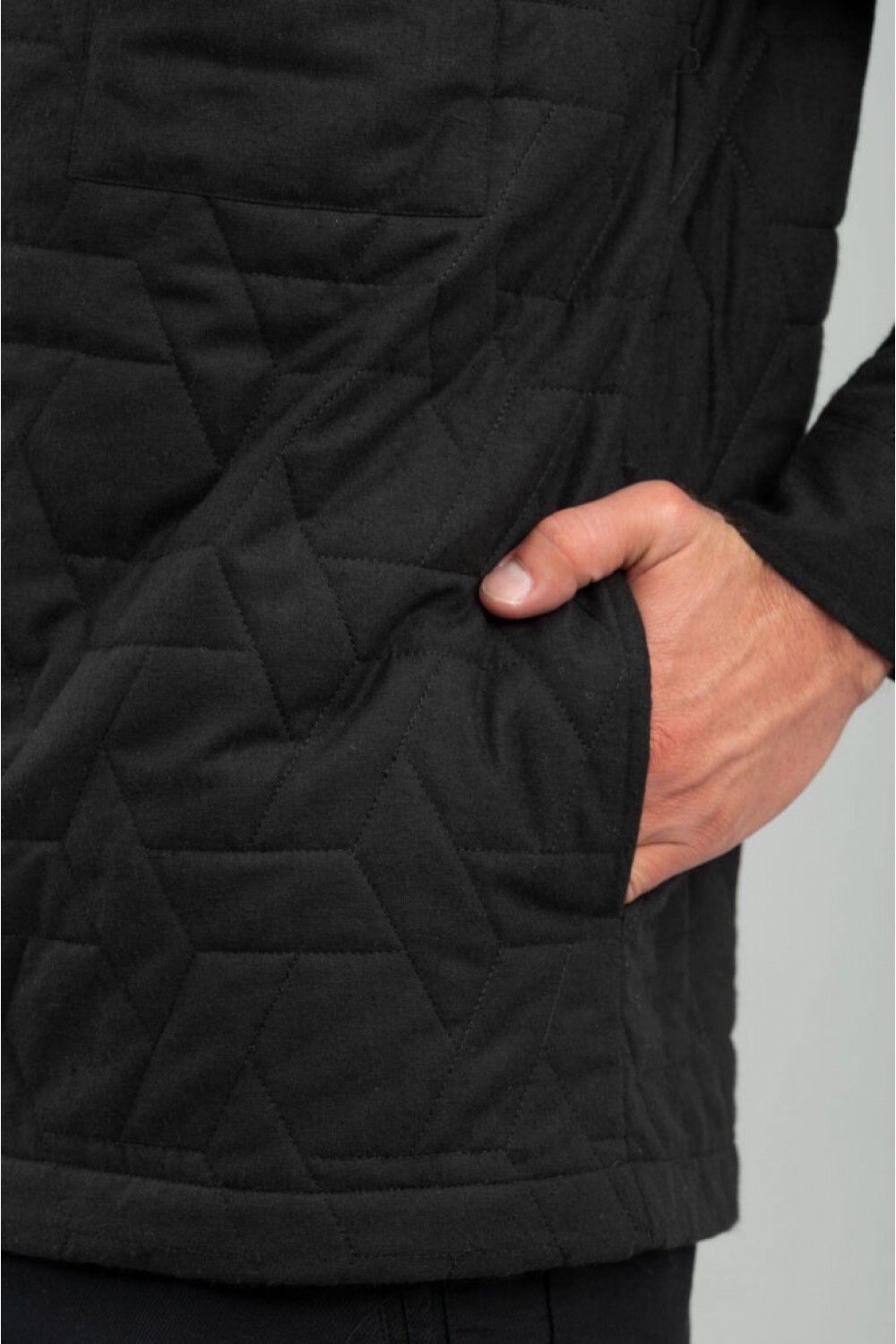 VITTORIO OVERSHIRT JACKET BLACK 300-2324-011