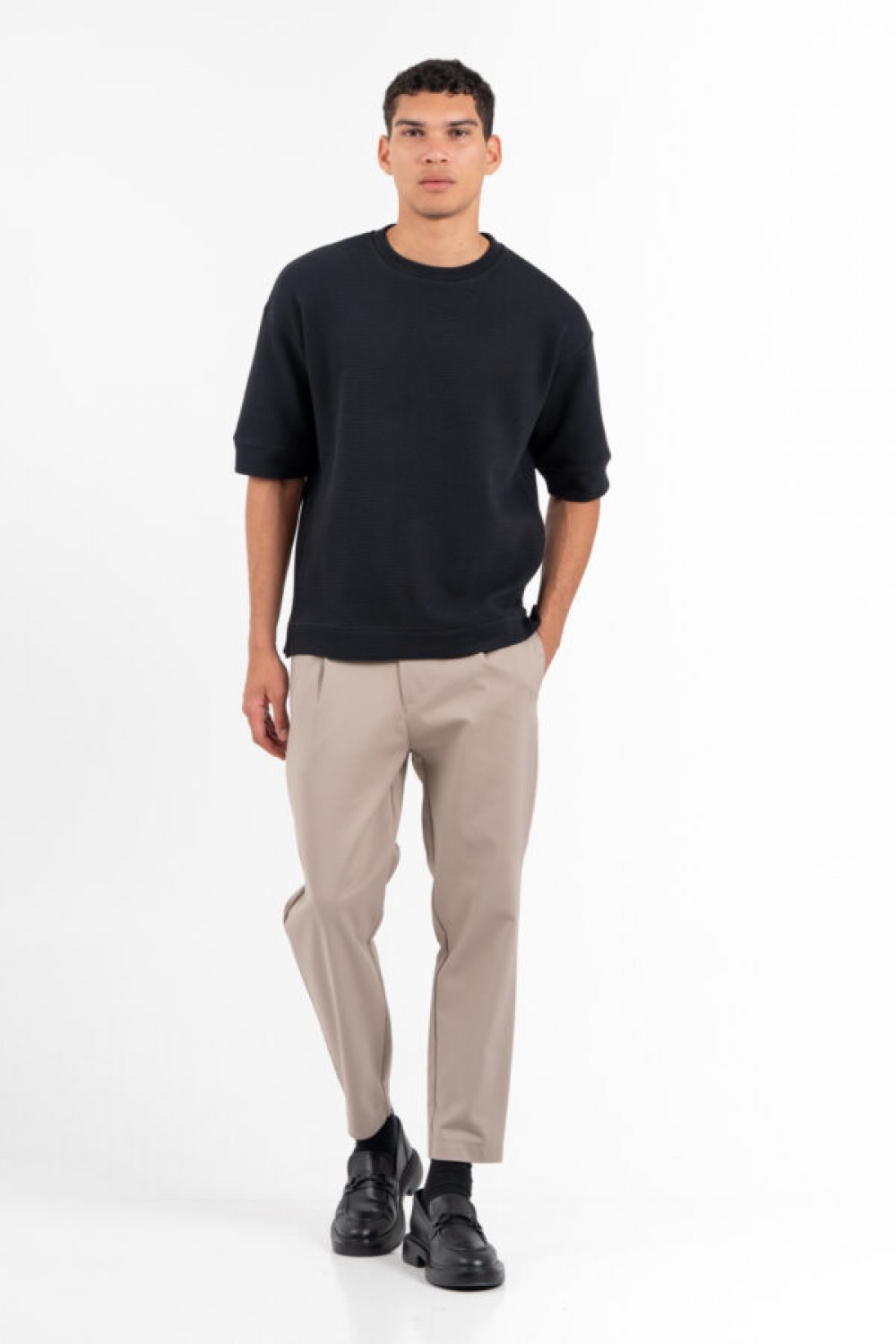 VITTORIO SWETSHIRT BLACK 1000-2526-006