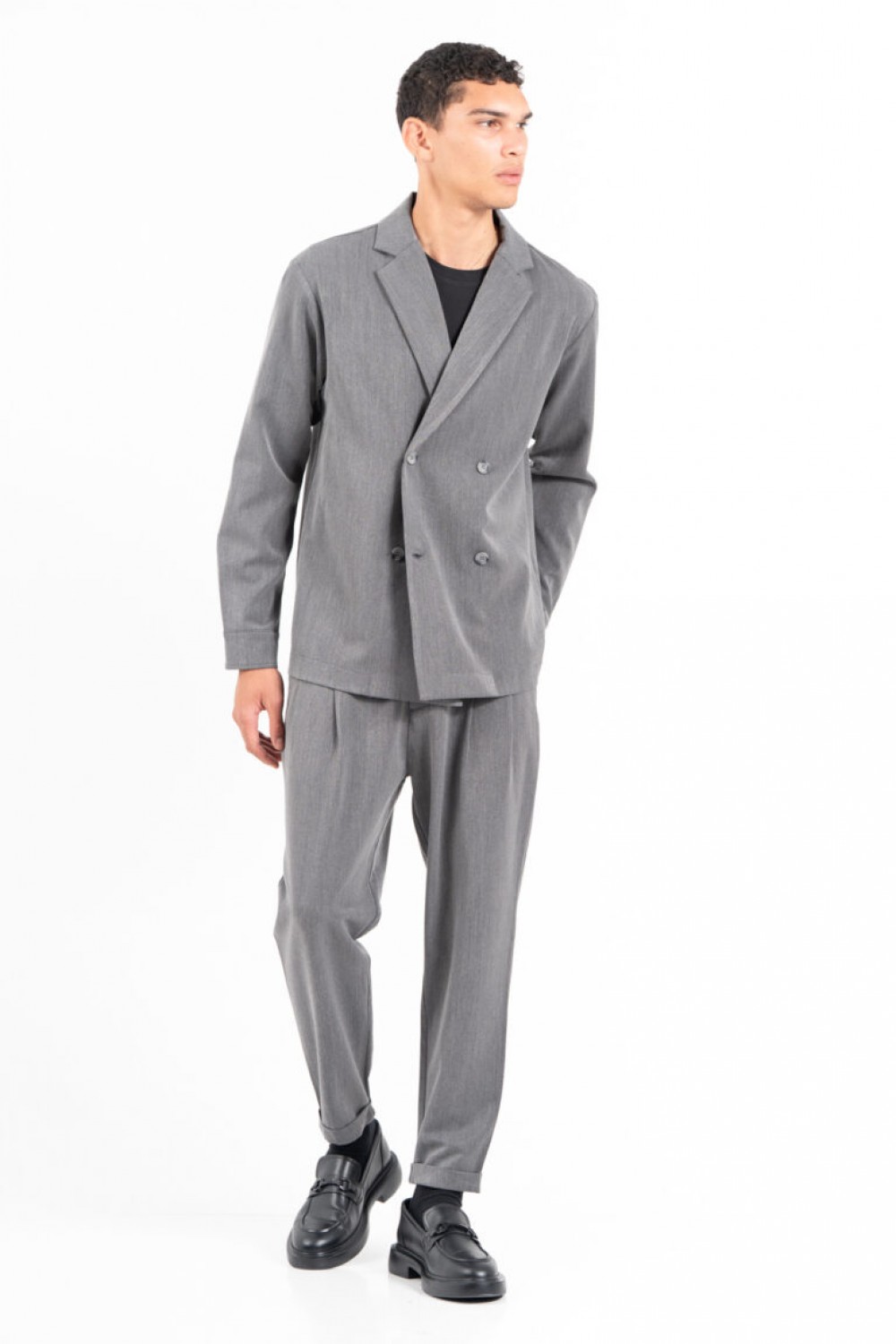 VITTORIO SET OVERSHIRT & PANTS GREY 300-2526-ARZANO