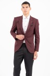 VITTORIO BLAZER SLIM FIT BORDEAUX 900-2526-SAZANO