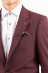 VITTORIO BLAZER SLIM FIT BORDEAUX 900-2526-SAZANO