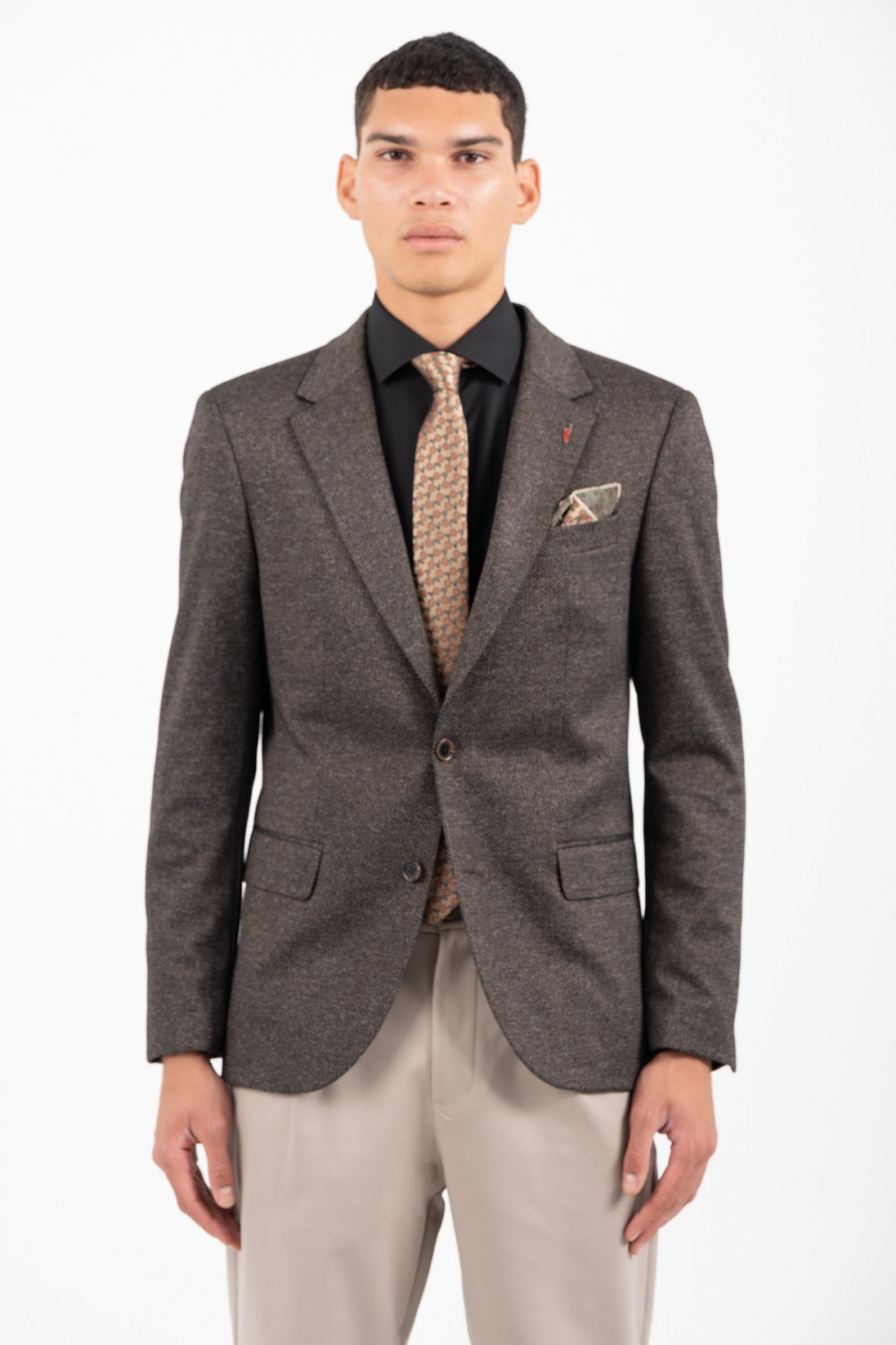 VITTORIO BLAZER SLIM FIT DARK ORANGE-BROWN 900-2526-CORTE