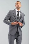 VITTORIO SUIT SLIM FIT GREY 100-2425-ALESIO