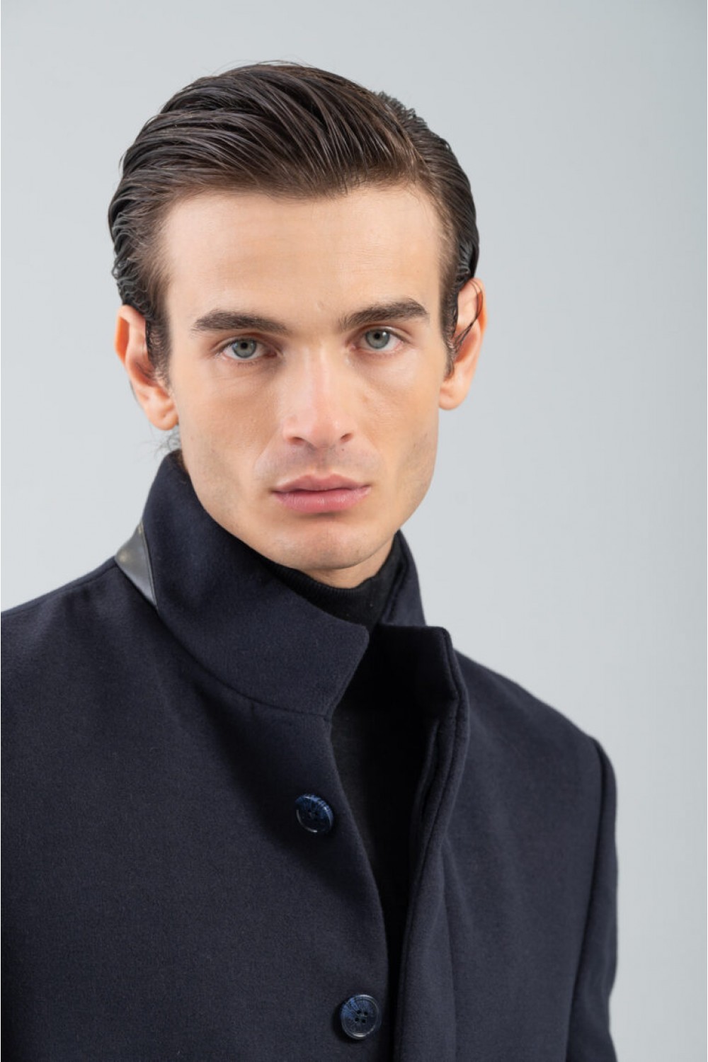VITTORIO COAT NAVY BLUE 400-2324-PARMA