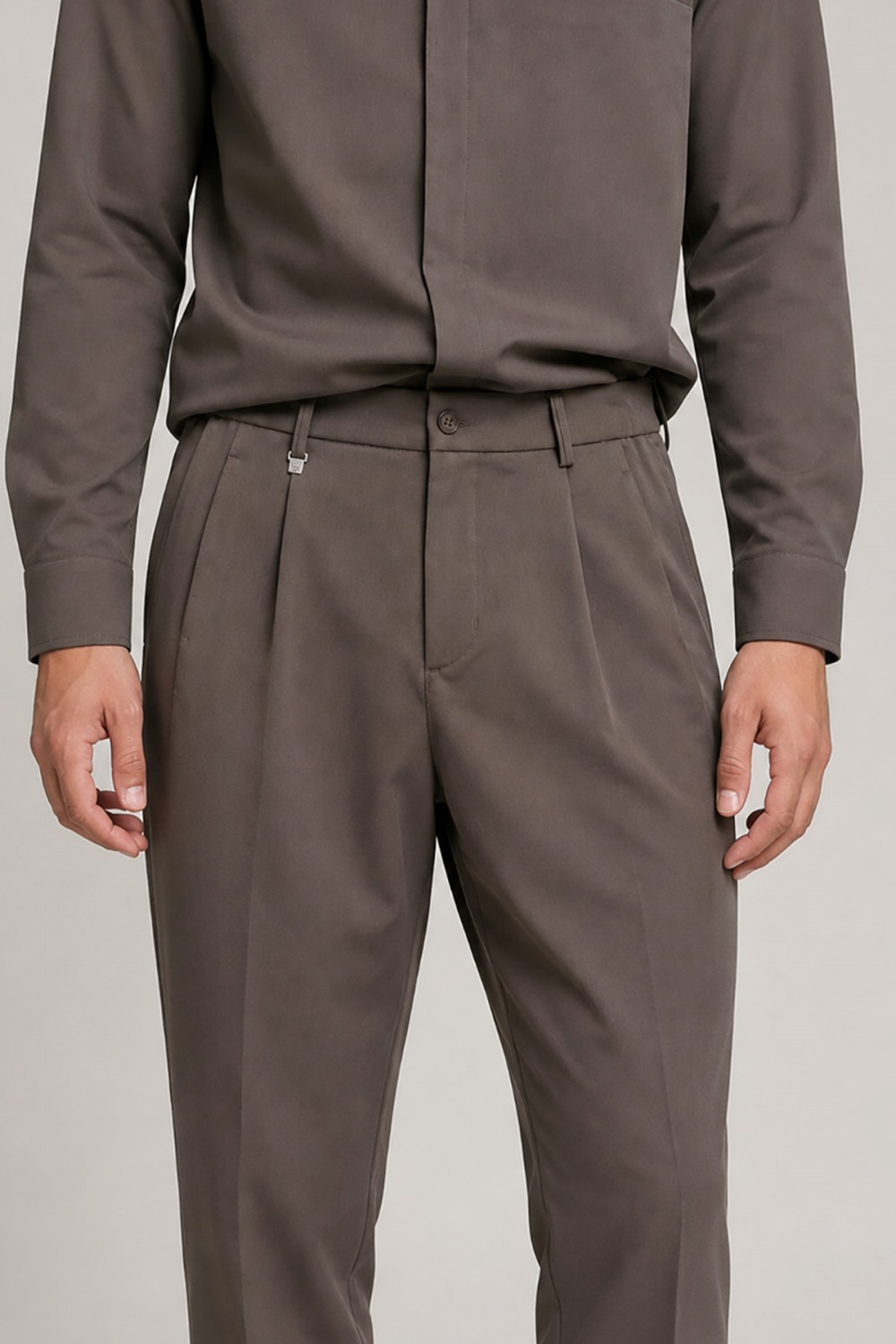 VITTORIO SET OVERSHIRT & PANTS CIGAR 300-2627-VENTI