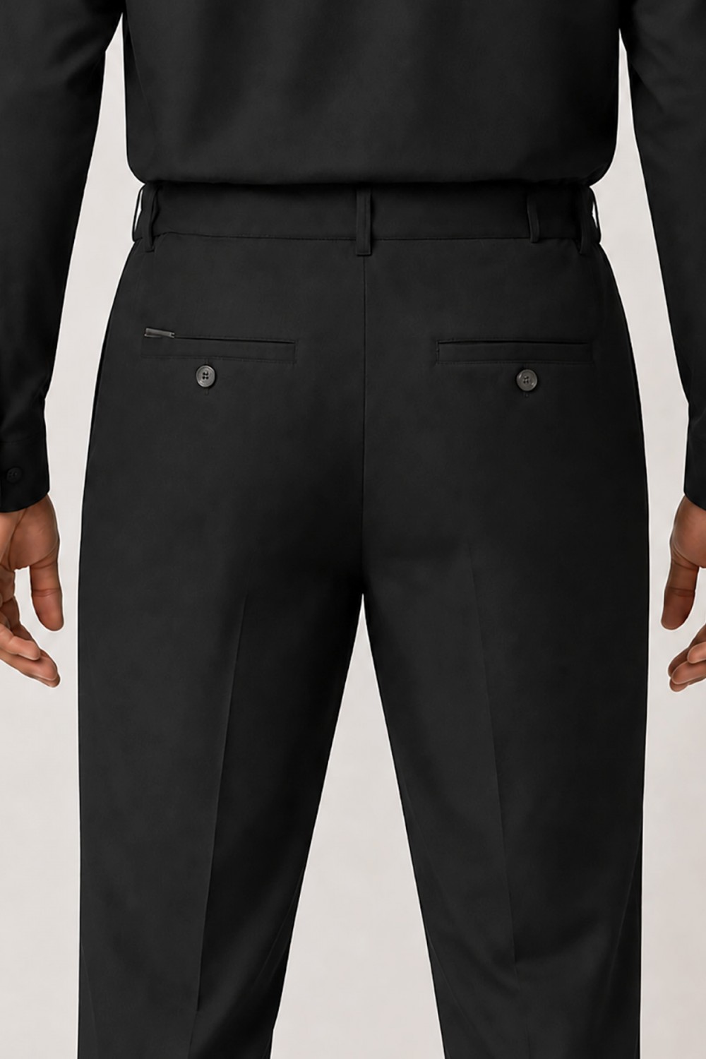 VITTORIO SET OVERSHIRT & PANTS BLACK 300-2627-VENTI
