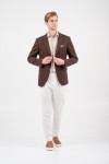 VITTORIO BLAZER SLIM FIT SUNSET BROWN 900-26-SUNSET