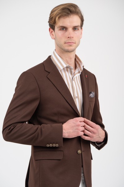 VITTORIO BLAZER SLIM FIT SUNSET BROWN 900-26-SUNSET