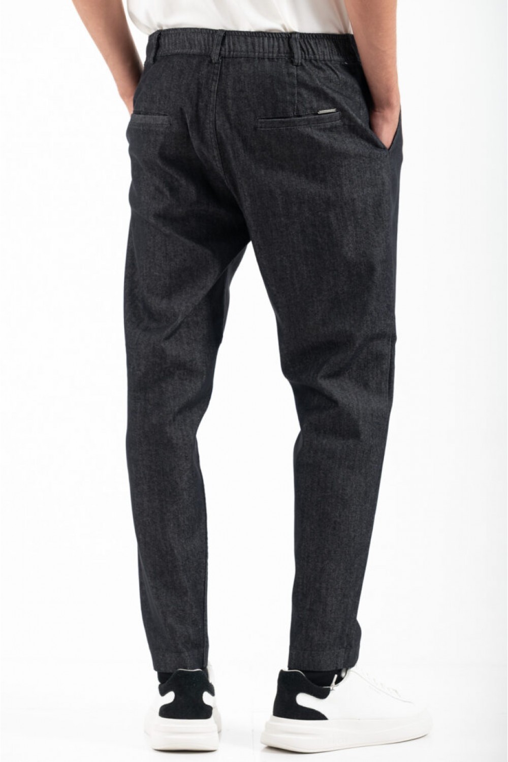 VITTORIO SET OVERSHIRT-PANTS BLACK 300-2526-BAGIO