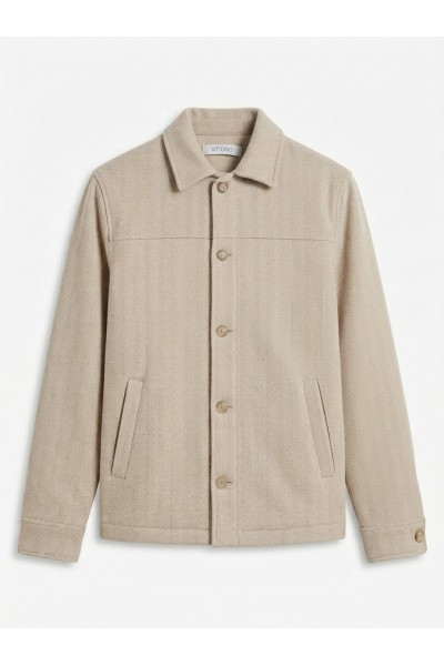 VITTORIO BAROSSO JACKET BEIGE 600-2627-BAROSSO