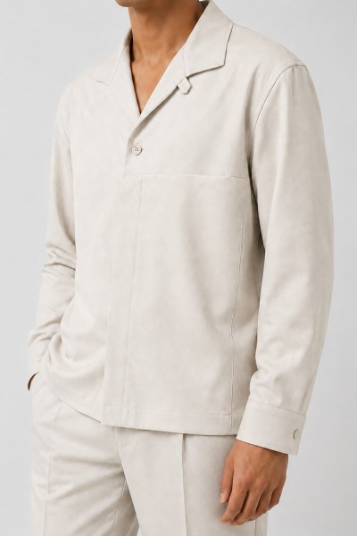 VITTORIO SET OVERSHIRT & PANTS STONE 300-2627-VENTI