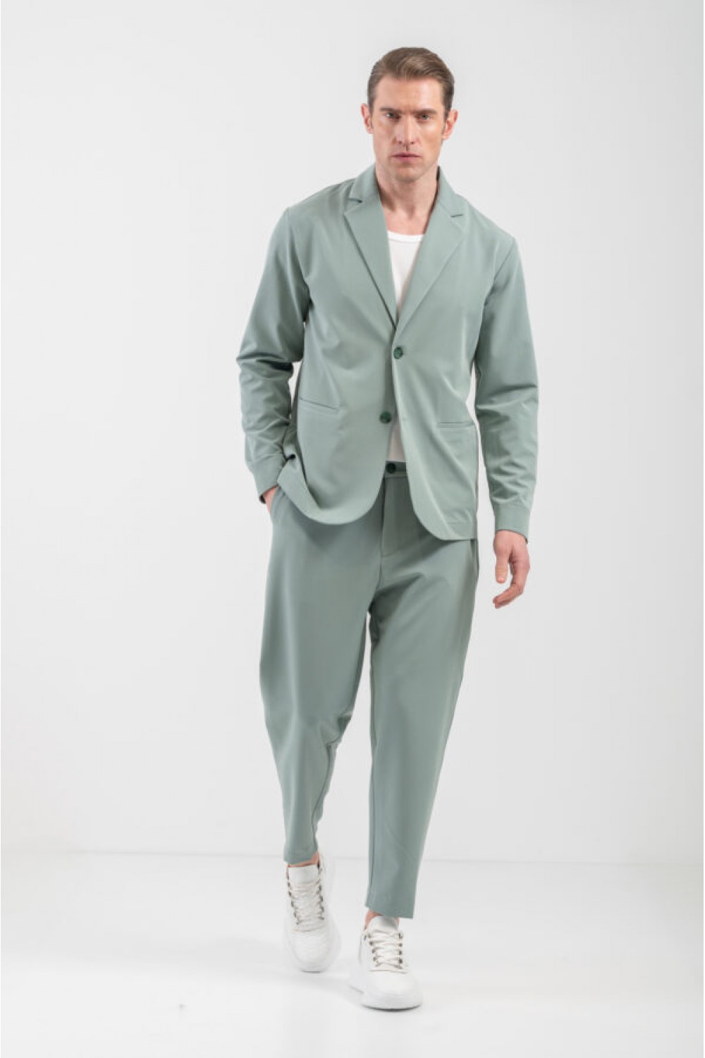 VITTORIO OVERSHIRT MINT 300-25-MAJORCA