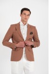 VITTORIO BLAZER SLIM FIT ROSEWOOD 900-25-BORELLO