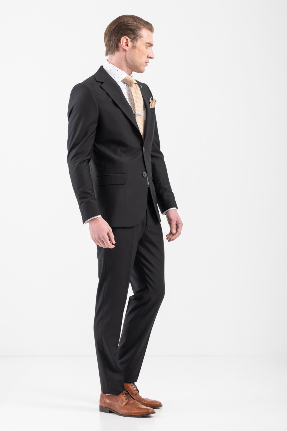 VITTORIO SUIT SLIM FIT DIGIO BLACK 100-25-DIGIO