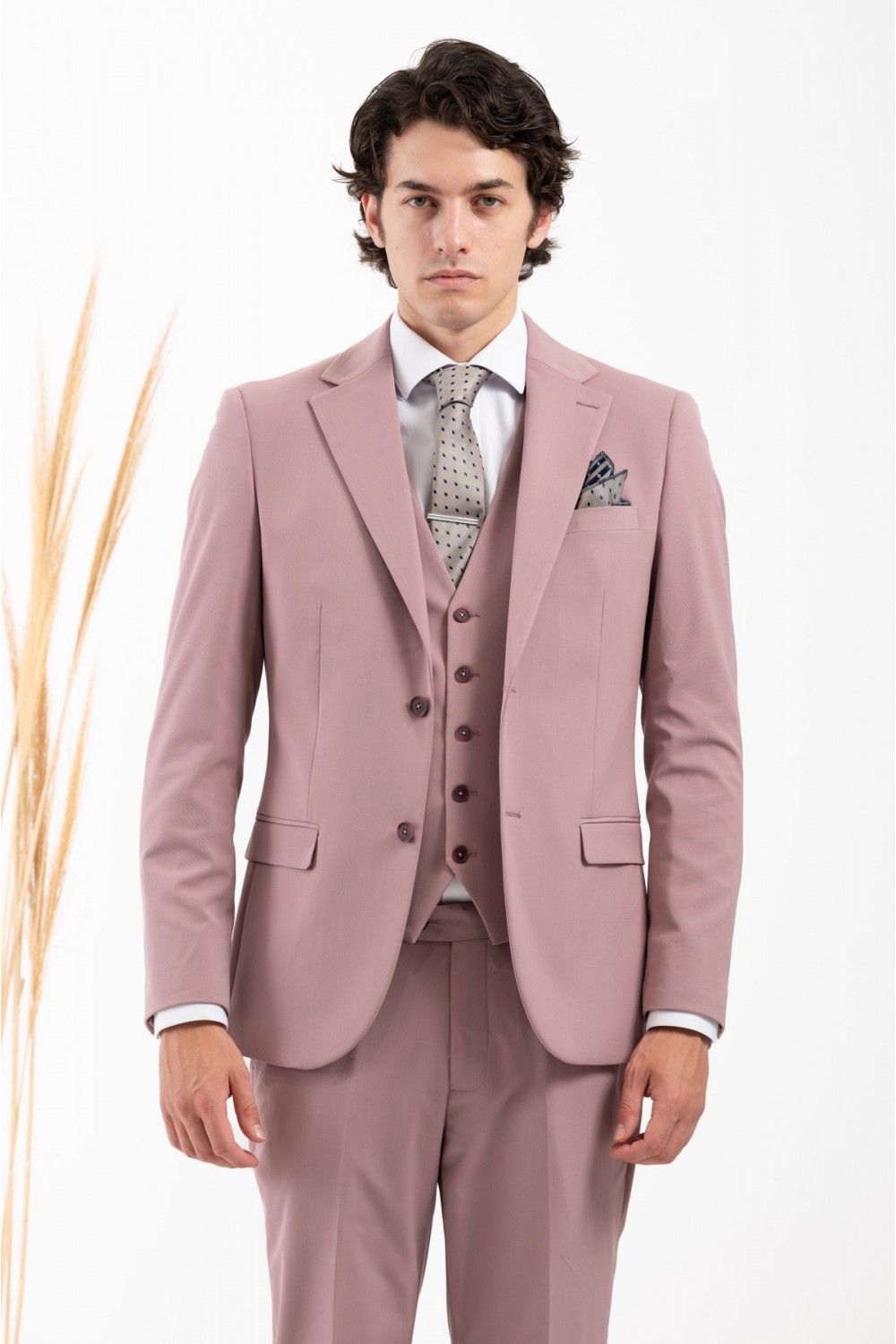 VITTORIO SUIT SLIM FIT ROSEWOOD 100-24-DONATO