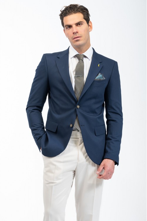 VITTORIO BLAZER SLIM FIT BONNATO BLUE 900-24-BONNATO