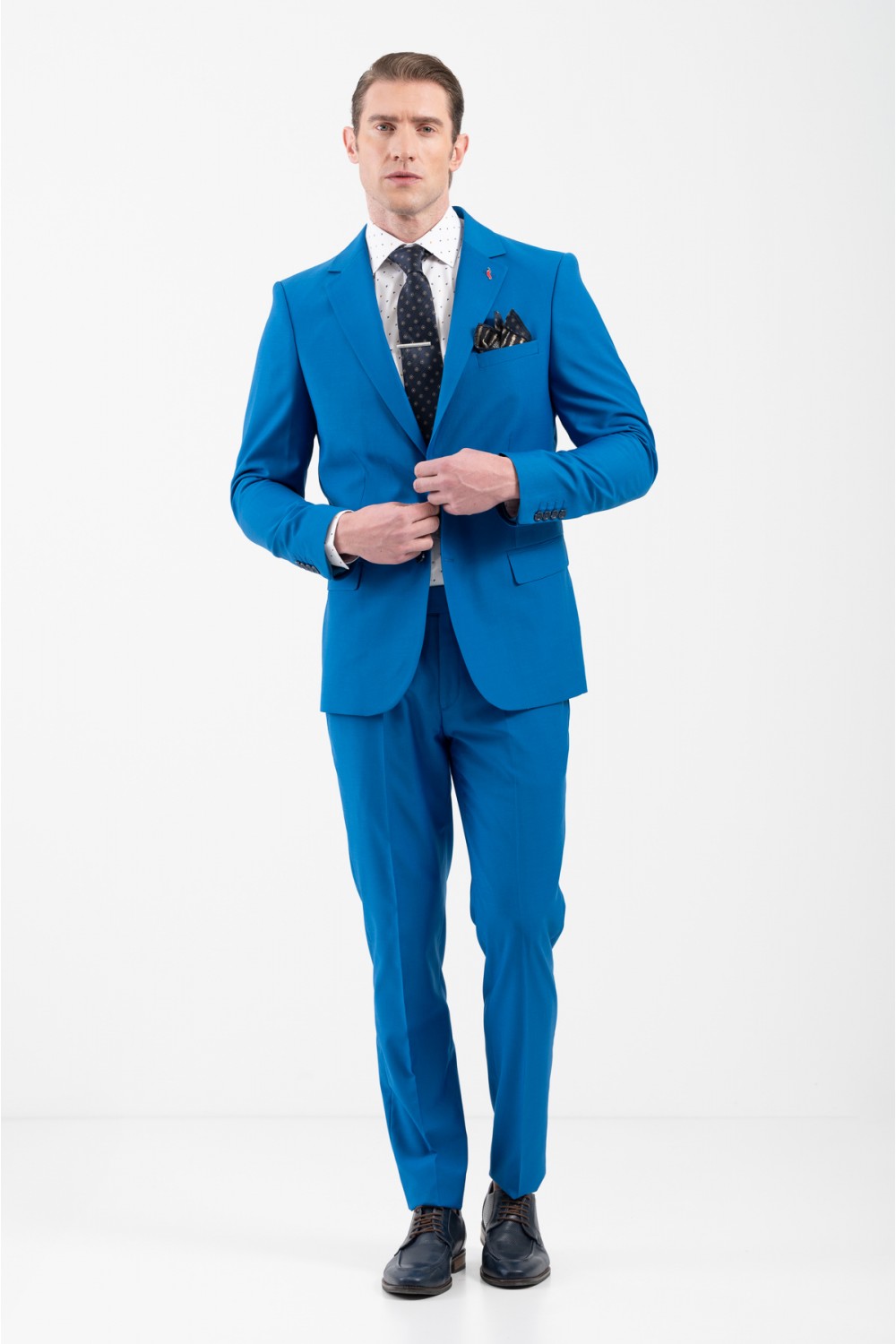 VITTORIO SUIT SLIM FIT DIGIO BLUE 100-25-DIGIO