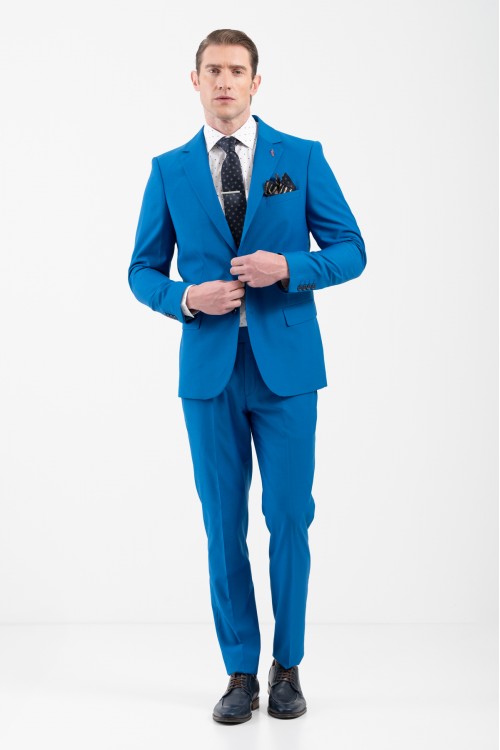 VITTORIO SUIT SLIM FIT DIGIO BLUE 100-25-DIGIO
