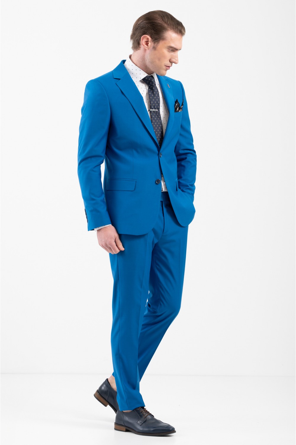 VITTORIO SUIT SLIM FIT DIGIO BLUE 100-25-DIGIO