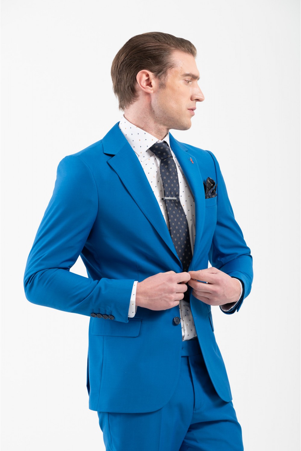VITTORIO SUIT SLIM FIT DIGIO BLUE 100-25-DIGIO